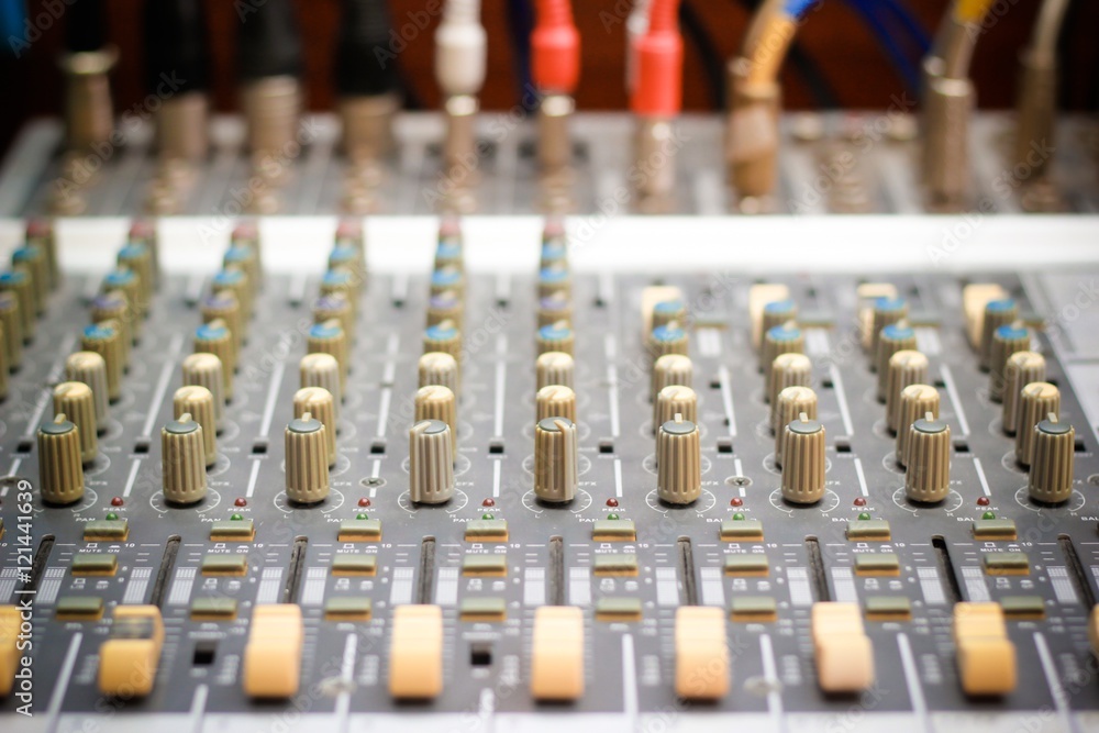 Audio mixer.