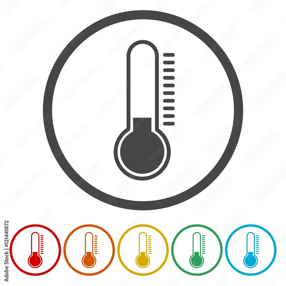 Thermometer cold vector icon Thermometer cold vector icon