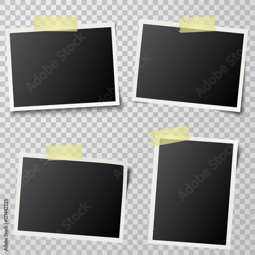 old photo frame transparency