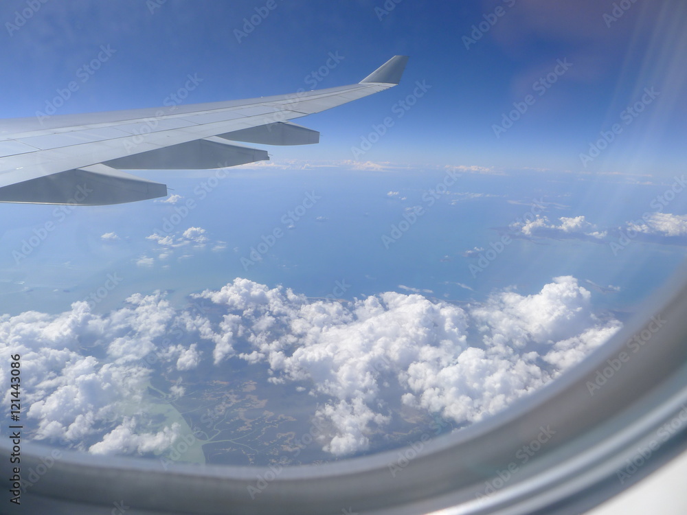 Obraz premium from plane