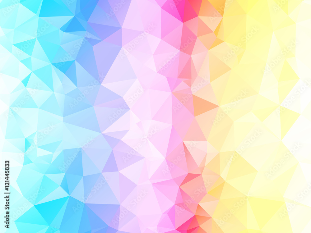 colorful light abstract triangle background