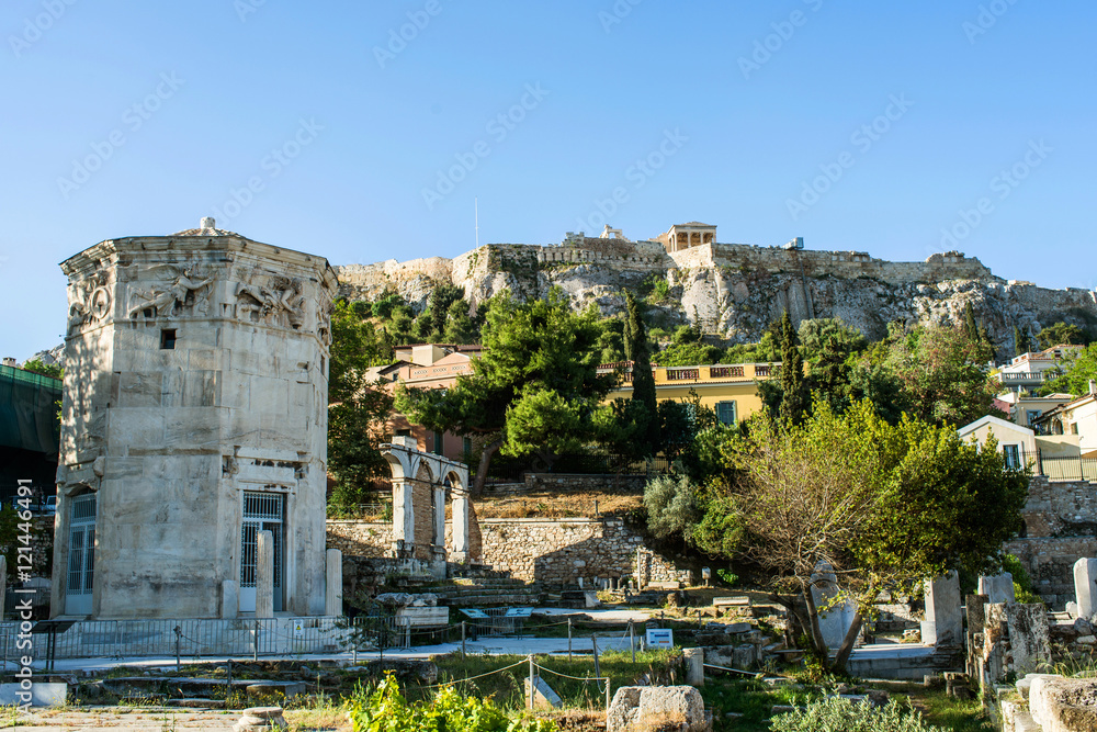 Tower of the Winds in Ancient Agora and Acropolis