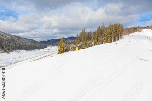 panorama of ski resort © russieseo
