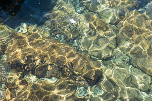 Blue clear sea surface
