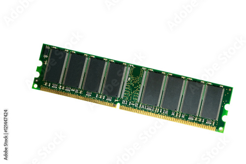 RAM. Computer parts. isolated on white background
