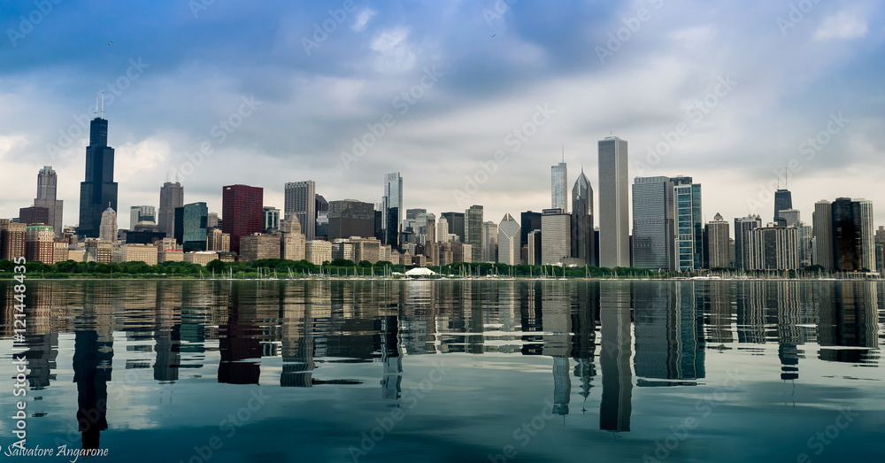 Obraz premium Chicago Skyline
