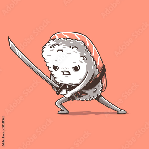 Samurai sushi series: Salmon