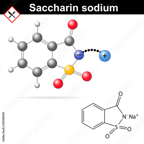 Sodium saccharinate - artificial sweetener