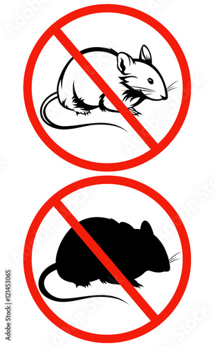 no rodents vector sign
