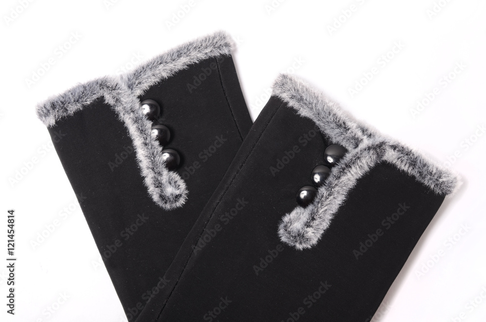 upper detail gloves, fashion,fur upper detail gloves, fashion,fur