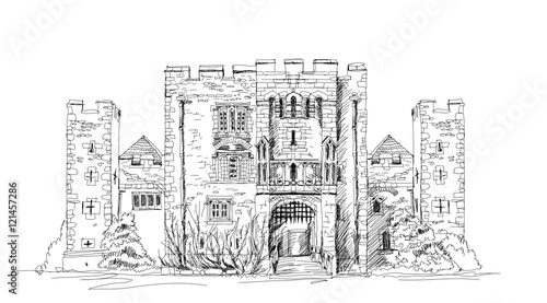 Photos Hever castle, 13th century castle with Tudor manor house, UK