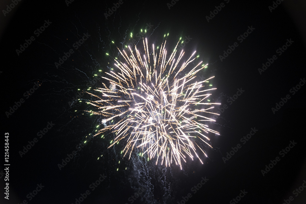 Fireworks at Lecco (Italy)