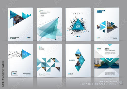 Brochure template layout, cover design annual report, magazine, 