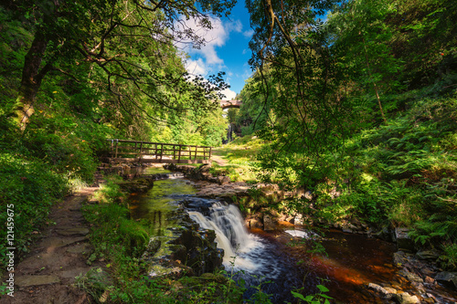 Ash Gill Riverside Walk  where the Ash Gill flows  just before it enters the River South Tyne  near its source on Alston Moor  in the North Pennines