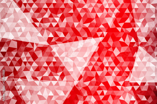 red gradient background triangle. vector illustration