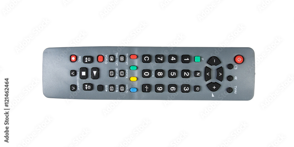 TV remote control isolated TV remote control isolated