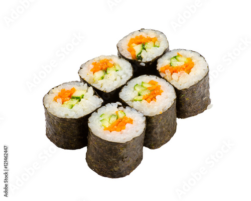 japanese roll isolated
