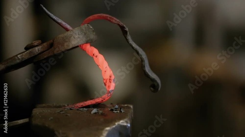 handmade blacksmith forging metal