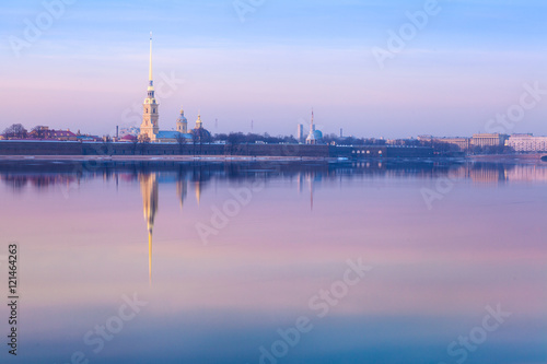 Saints Peter and Paul fortress in Saint Petersburg