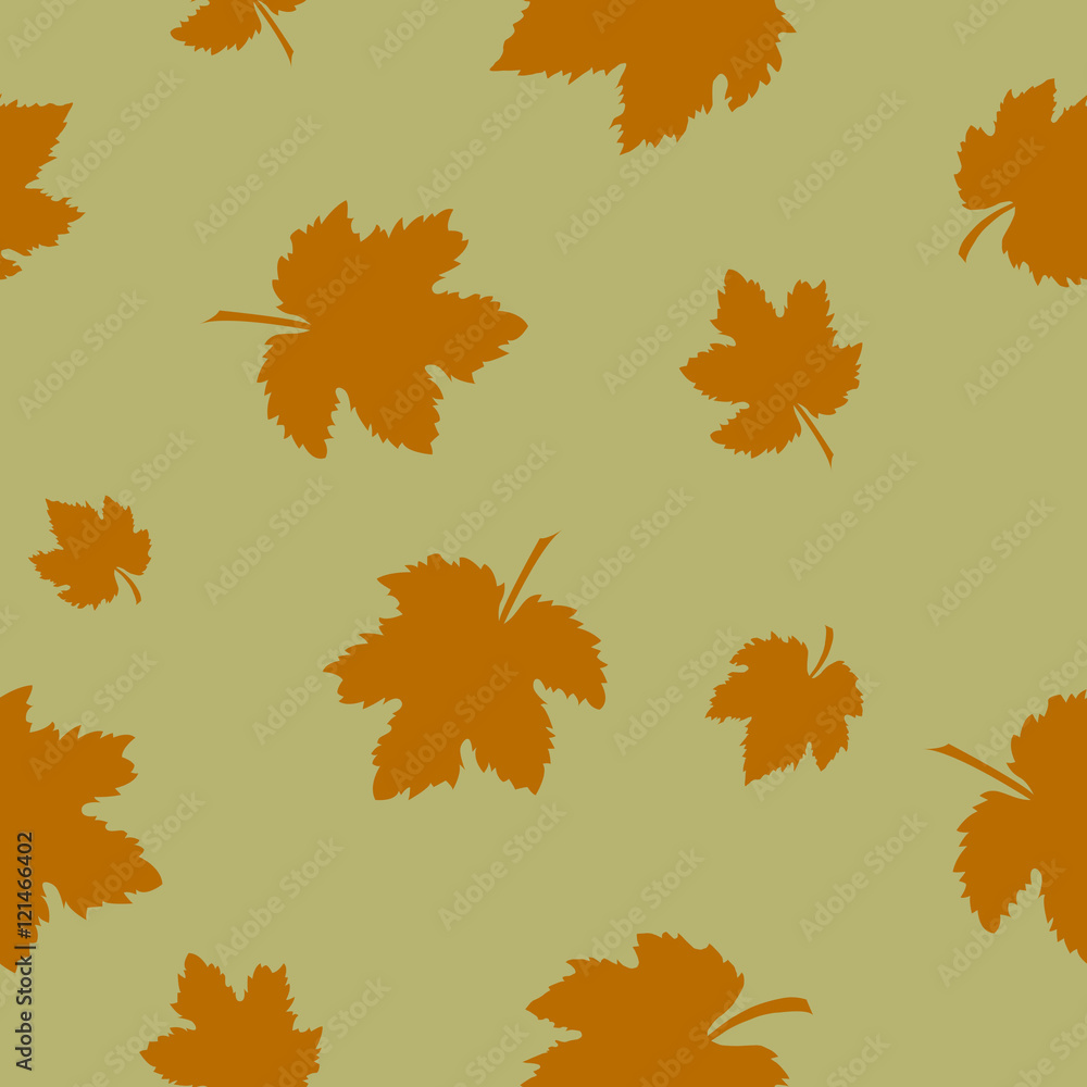 Orange maple leaves pattern Orange maple leaves pattern