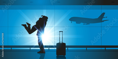 Aéroport - Amoureux - retrouvailles