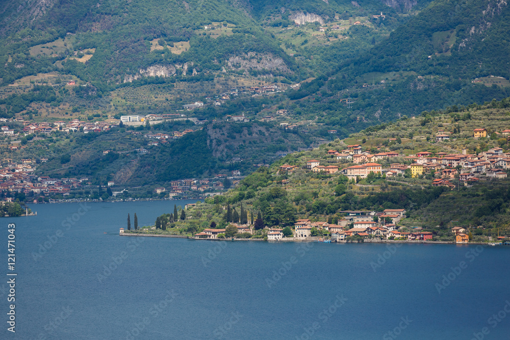 Fototapeta premium Monte Isola Island, Italy