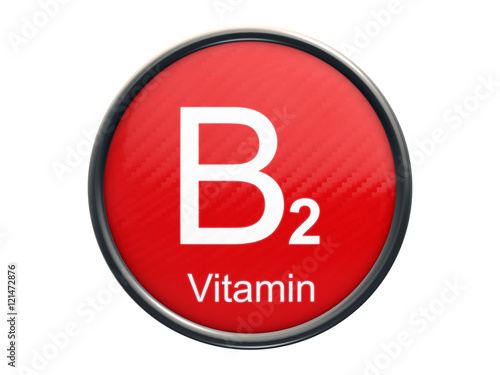 B2 vitamin symbol on red glossy round icon isolated on white background Free Download B2 vitamin symbol on red glossy round icon isolated on white background - GFXLoad