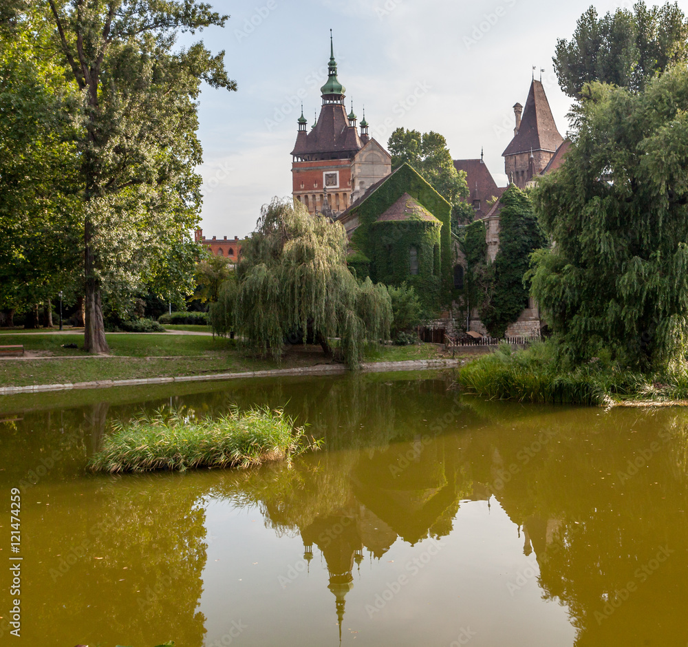 Naklejka premium Château de Vajdahunyad, Budapest