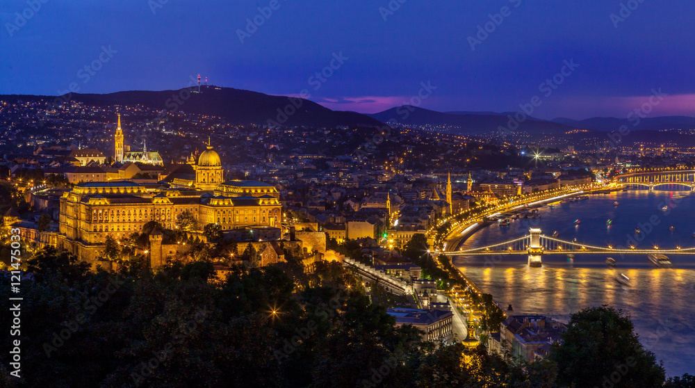 Naklejka premium Château de budavar, Budapest
