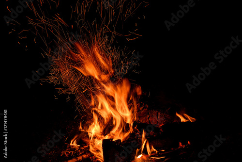 fire spark flame bonfire tracks