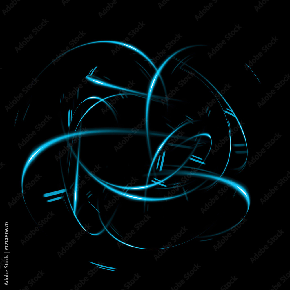 Naklejka premium Abstract ring background. Glowing spiral. The energy flow tunnel. shine round frame with light circles light effect. glowing cover. Space for message. Light sphere. Atom power.