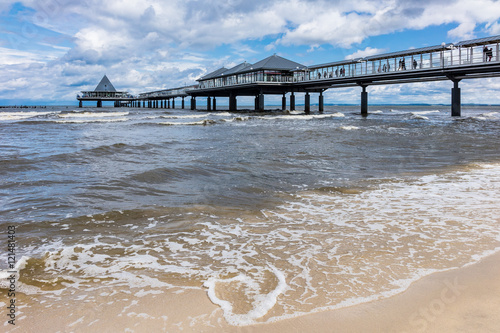 Die Seebr  cke in Heringsdorf auf der Insel Usedom