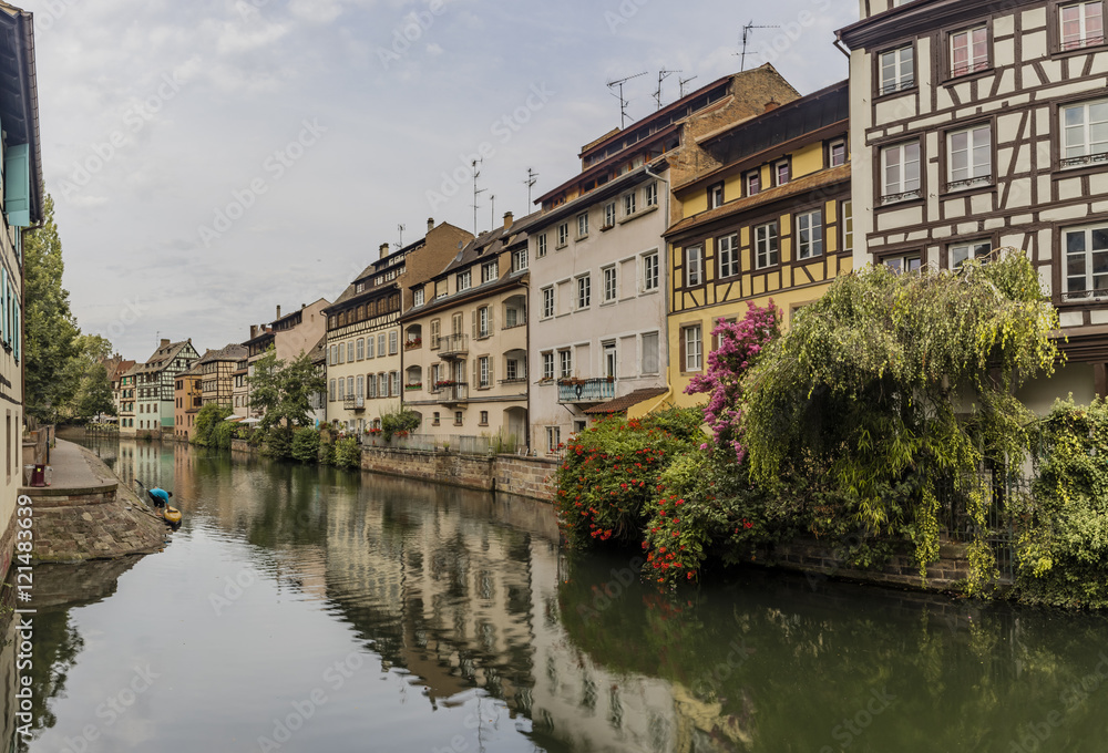 The central part of Strasbourg