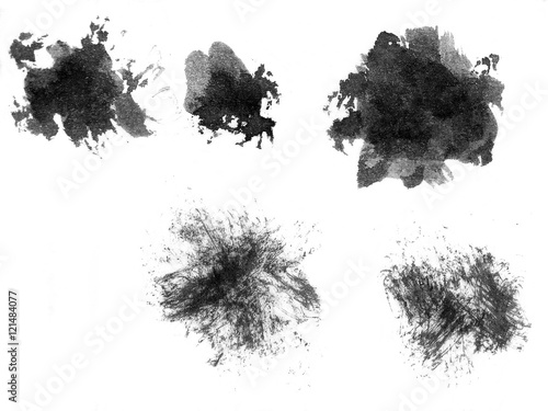 Set of ink brushes