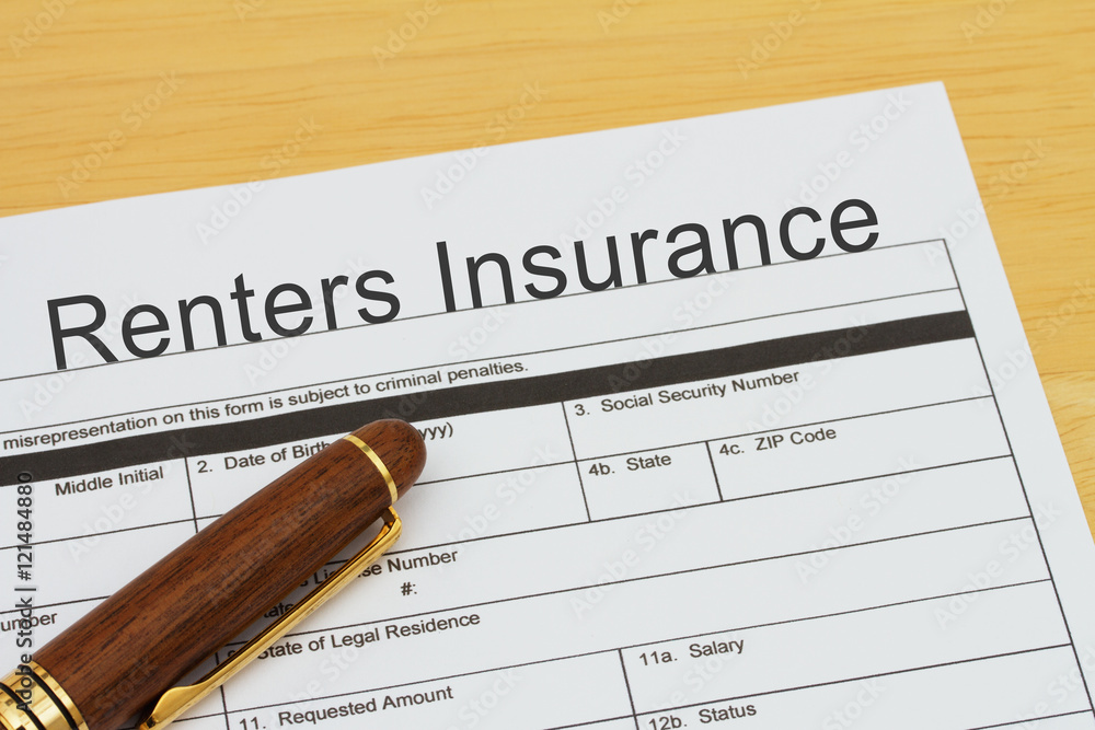 Obraz premium Applying for a Renters Insurance