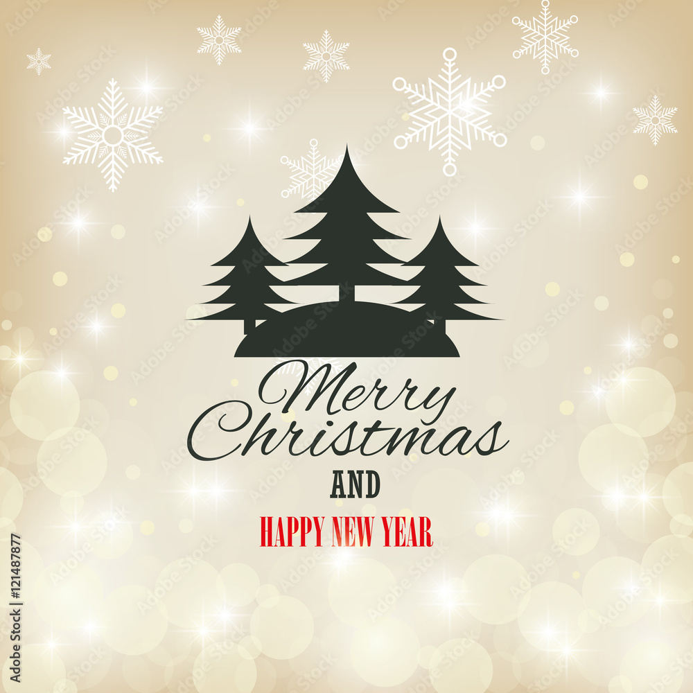 card merry christmas and happy year with christmas graphic vector illustration eps 10 card merry christmas and happy year with christmas graphic vector illustration eps 10