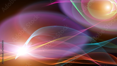 abstract backgrounds smooth lines and light flash