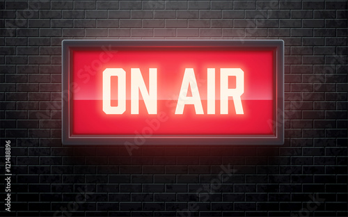 on air realistic sign