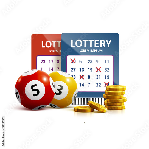 lottery icon realistic objects eps 10