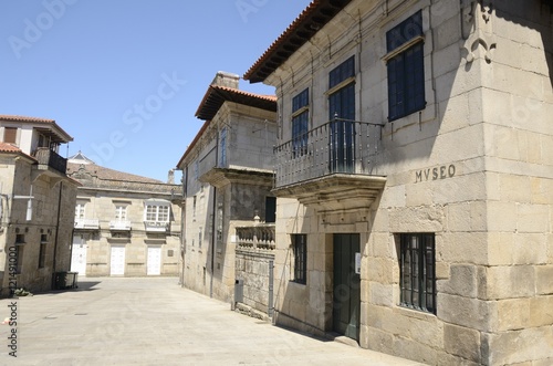 Stone street  in Pontevedra, Spain
