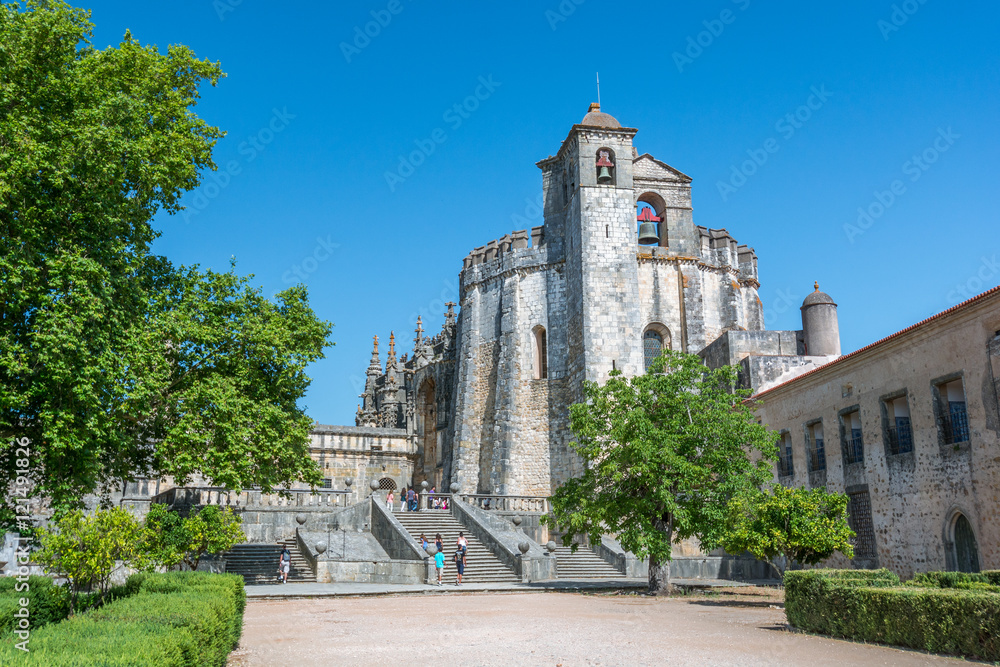 Main entrance of Convento de Cristo, Tomar, Portugal