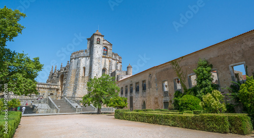 Main entrance of Convento de Cristo, Tomar, Portugal