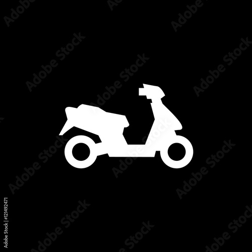 Modern scooter icon