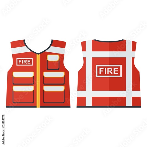 vector fire vest