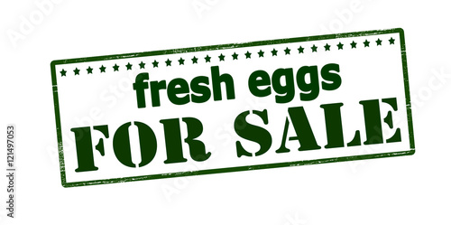 Fresh eggs for sale