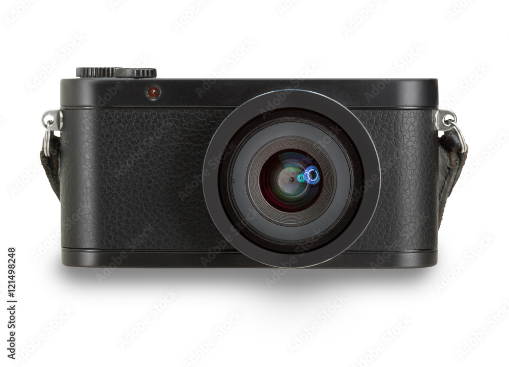 Camera isolated on white background