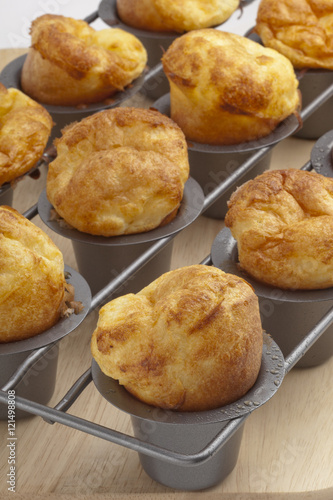 Fresh from the oven crunchy popovers