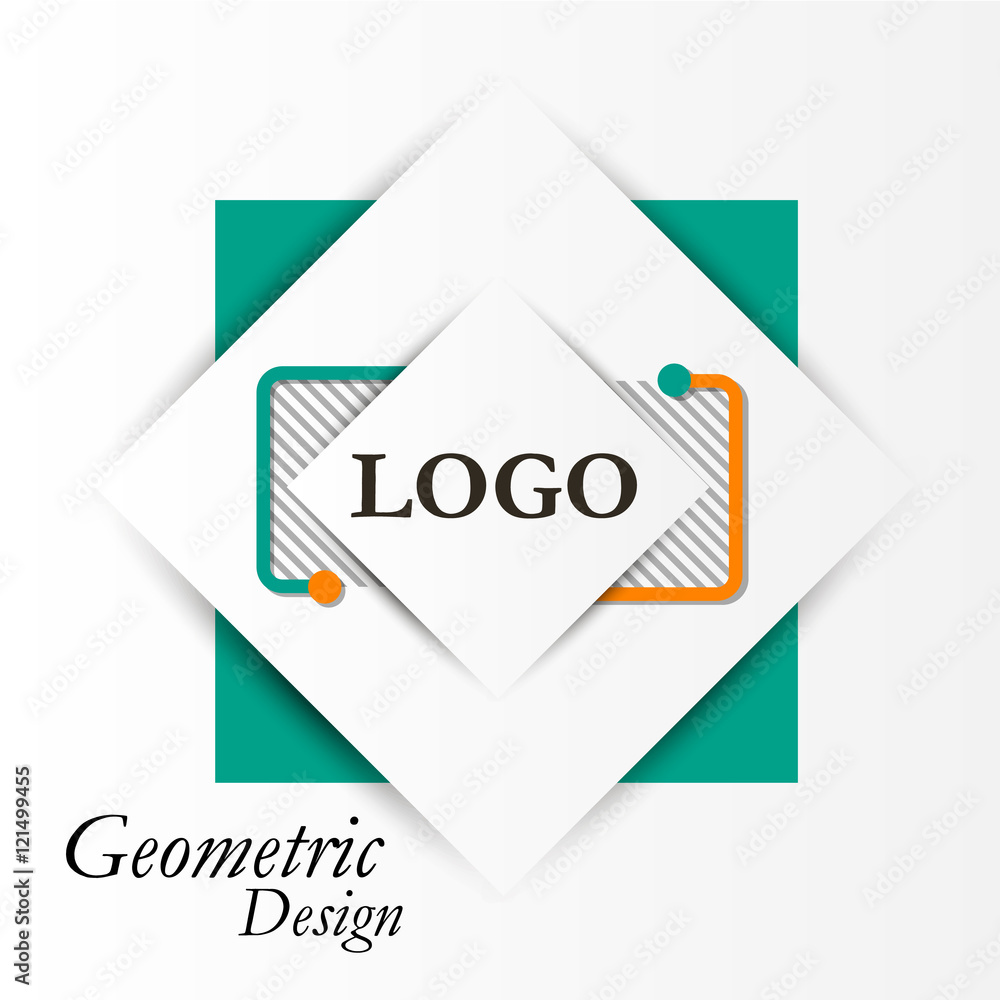 Abstract concept. Minimalistic backdrop design. Square brand logo icon. Green, orange box blocks font texture. Modern ad banner form. Patch figure connection. Lozenge emblem fiber. Stock vector art Abstract concept. Minimalistic backdrop design. Square brand logo icon. Green, orange box blocks font texture. Modern ad banner form. Patch figure connection. Lozenge emblem fiber. Stock vector art