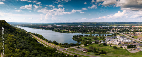 Картината върху платно Mississippi Bluff Country