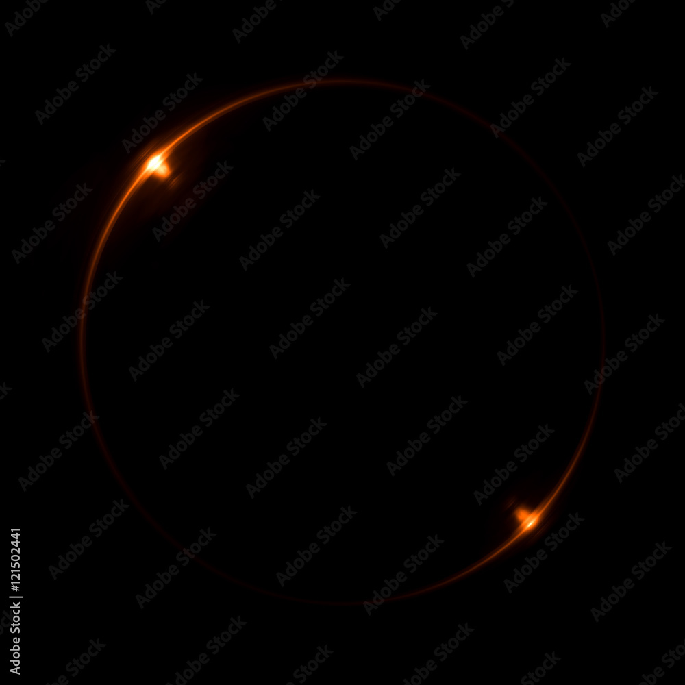 Obraz premium Abstract ring background with luminous swirling backdrop. Glowing spiral. The energy flow tunnel. Shine round frame with light circles light effect. Glowing cover. Space for your message. 